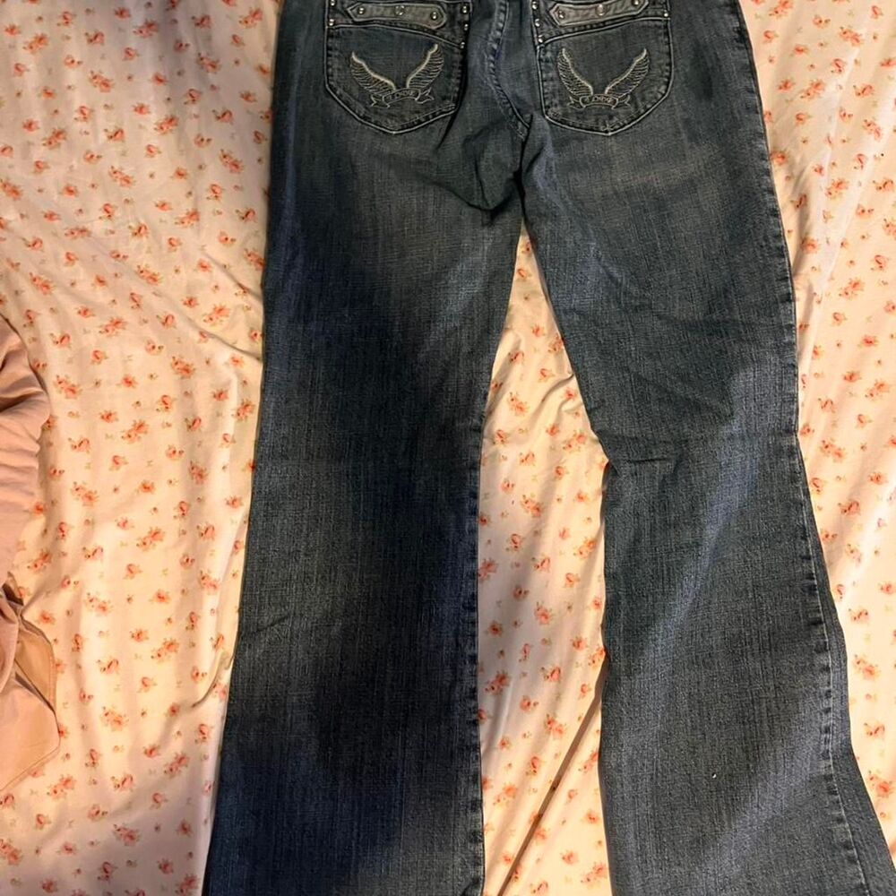 Harakuje Women's Navy and Blue Trousers